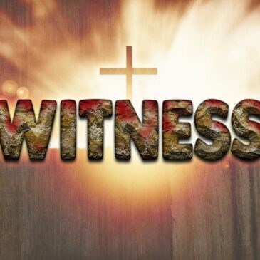 We are Witnesses!
